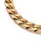 Men's 304 Stainless Steel Cuban Link Chain Bracelets BJEW-JB05611-02-2