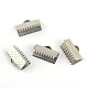 304 Stainless Steel Ribbon Crimp Ends STAS-S047-060-1