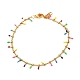 304 ensemble de colliers et bracelets en acier inoxydable émaillé gourmette SJEW-JS01217-2