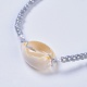 Verstellbare Glasperlen geflochtene Perlen Armbänder BJEW-JB04281-02-3