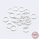 925 anillos redondos de plata esterlina STER-F036-03S-0.6x6-1