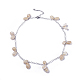 Kaurimuschel Perlen Anhänger Halsketten NJEW-JN02282-1