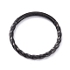 Twisted Ring Hoop Earrings for Girl Women STAS-D453-01B-04-1