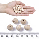 Perline in legno di faggio naturale non tinto X-WOOD-T020-01A-4