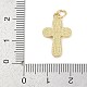 Латунь эмаль подвески KK-Q028-68G-03-3