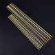 Superfindings 30 個 2 スタイル真鍮支持棒  粘土人形作りに  バー  ゴールドカラー  20~25x0.1~0.15cm DIY-FH0005-51-3