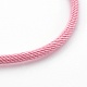 Création de bracelet en cordon de coton tressé MAK-L018-03A-01-P-2