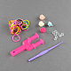 DIY Colorful Twistz Rubber Loom Bands Refill Kit DIY-R003-03A-3