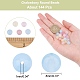 Arricraft 3 brins brins de perles de calcédoine naturelle G-AR0004-51-2
