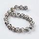 Chapelets de perles en jaspe de dalmation naturelle X-G-G515-10mm-06-2