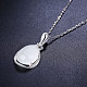 SHEGRACE Luxurious Rhodium Plated 925 Sterling Silver Pendant Necklace JN533A-2