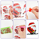 Aufkleber-Set zum Thema Weihnachten zum Selbermachen DIY-WH0453-28-3