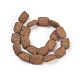 Electroplated Natural Lava Rock Bead Strands G-E497-K-08-2