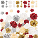 PH Pandahall 50 Stück Blumenperlen CRES-PH0001-12-1