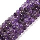 Natürlichen Amethyst Perlen Stränge&nbsp;G-F770-C07-02AB-1