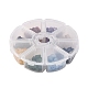 Set di perline con schegge di pietre naturali a 8 colore G-FS0002-33-4