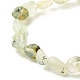 Natürliches Prehnit-Perlen-Stretch-Armband für Kinder BJEW-JB07031-11-4