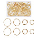 Craftdady 60pcs 4 Styles Alloy Linking Rings PALLOY-CD0001-08-2