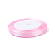 Ruban de sensibilisation rose pour le cancer du sein faisant des matériaux Ruban de satin de 3/8 pouce (10 mm) pour la décoration de mariage d'emballage de cadeau de ceinture X-RC10mmY004-2
