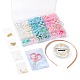 Kit de fabrication de bijoux pour enfants avec perles et pendentifs colorés bricolage DIY-LS0004-07-6