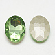 Cabujones de cristal con rhinestone RGLA-T080-10x14mm-19-2