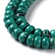 Kunsttürkisfarbenen Perlen Stränge G-Q088-B01-01-4