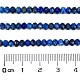 Natürlicher Lapislazuli Perlenstränge&nbsp;G-L587-B04-02-4