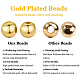 PandaHall Elite Rack 1000Pcs Plating Brass Beads KK-PH0005-34A-G-4