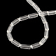 Chapelets de perles en verre transparent GLAA-R162-15x6-09-2