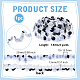 2 Yards Polyester-Perlenbesatz&nbsp;SRIB-PH0001-85-2