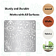 GORGECRAFT 6.3 Inch Tarot Stencil Moon Pattern Demon Eye Templates Sun Card Reusable Templates Stainless Steel Drawing Painting Stencils Template for Painting on Card Wall Fabric Tile Canvas DIY-WH0238-037-6