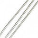Unisex de moda 304 de acero inoxidable collares de cadena serpentina NJEW-L043-49P-2