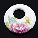 Mixed Shapes Chinoiserie Handmade Porcelain Pendants PORC-N0001-12-2