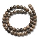 Brins de perles de pierre de carte naturelle/pierre picasso G-R494-A24-03-2