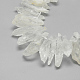 Granos de cristal de cuarzo natural hebras G-R420-02-1