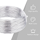 BENECREAT 22 Gauge(0.6mm) Silver Aluminum Wire 918 Feet(280m) Bendable Metal Sculpting Wire for Beading Jewelry Making AW-BC0007-0.6mm-01-5