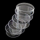 回転可能な列プラスチックビーズ貯蔵容器  4のコンパートメント  透明  16x10cm CON-Q023-31-2