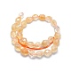 Chapelets de perles de citrine naturelle G-O170-38-2