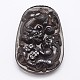 Natural Ice Crystal Obsidian Carven Pendants G-A169-006-1
