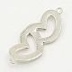 Valentine's Gifts Findings Alloy Rhinestone Links RB-M007-01-NF-2