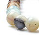 Chapelets de perles en amazonite naturelle G-S259-13-14mm-3
