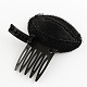 Cabeza pelo princesa nylon herramientas para el cabello peinado esponjoso flequillo pegan OHAR-R095-06-2