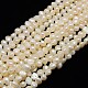 Grade A Natural Cultured Freshwater Pearl Beads Strands PEAR-L001-B-01-1