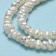 Brins de perles de culture d'eau douce naturelles PEAR-A005-18-4
