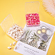 BENECREAT 14 Pack Square Clear Plastic Bead Storage Containers Box Case with Flip-Up Lids for Small Items CON-BC0004-49-6