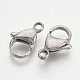 304 Stainless Steel Lobster Claw Clasps STAS-T029-9-2