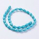 Chapelets de perles en turquoise synthétique G-J394-02-2
