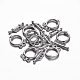 Tibetan Style Alloy Toggle Clasps K0P3A022-2
