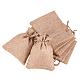 BENECREAT 25PCS Burlap Bags with Drawstring Gift Bags Jewelry Pouch for Wedding Party Treat and DIY Craft - 4.7 x 3.5 Inch ABAG-BC0001-05A-9x12-1