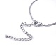 Модный оснастки ожерелье материалы NJEW-S100-4